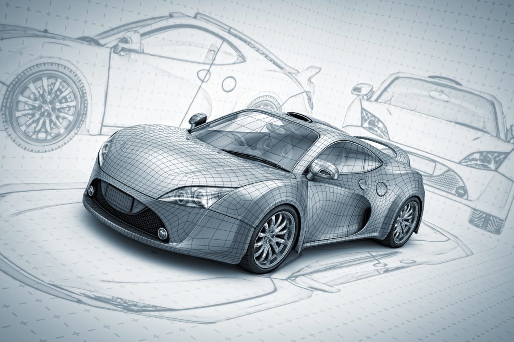 Sketch supercar